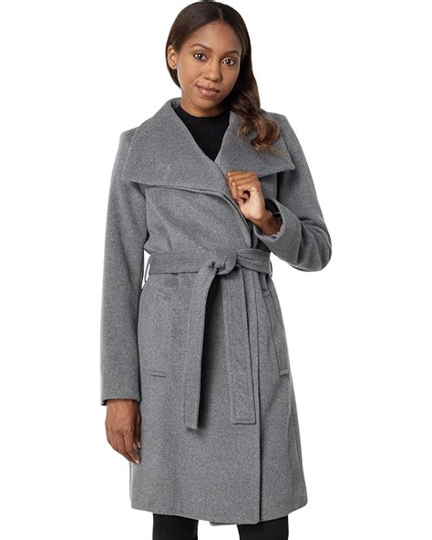 asymmetrical belted coat michael kors|asymmetrical wool wrap coat.